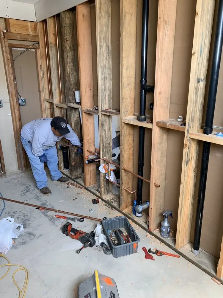 Commercial rough-in plumbing for Water Heater Replacement in Eastham